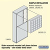 Free-Standing Enclosure for #19055-25 and #19058-25 - Recessed Mounted Cell Phone Lockers Sandston