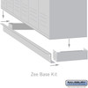 Zee Base Kit - 4 Inches High, 6 Foot Length for 18 Inch Deep Metal Lockers (Includes Front
