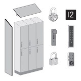 Premier Wood Lockers Options & Locks