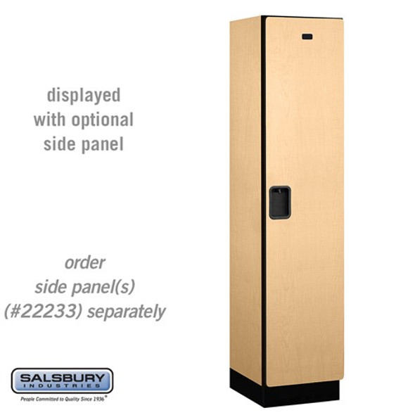 Salsbury 18" Wide Single Tier Designer Wood Locker - 1 Wide - 6 Feet High - 18 Inches Deep Salsbury 18" Wide Single Tier Designer Wood Locker - 1 Wide - 6 Feet High - 18 Inches Deep