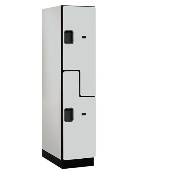Salsbury 18" Wide Double Tier 'S' Style Designer Wood Locker - 1 Wide - 6 Feet High - 21 Inches Deep Salsbury 18" Wide Double Tier 'S' Style Designer Wood Locker - 1 Wide - 6 Feet High - 21 Inches Deep