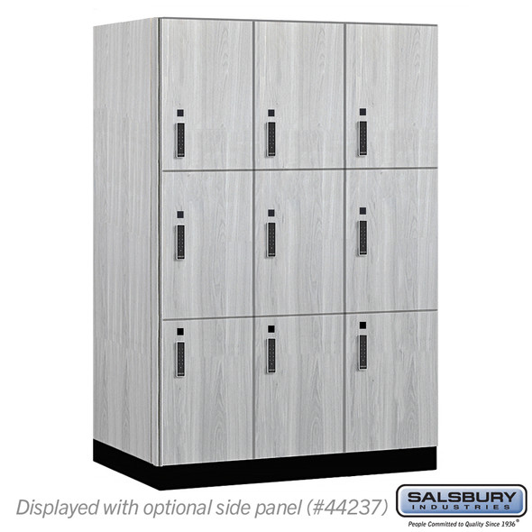 Wood Lockers - 18" Wide Premier Wood Locker - Triple Tier - 3 Wide - 6 Feet High - 24" Deep - Electronic Locks Wood Lockers - 18" Wide Premier Wood Locker - Triple Tier - 3 Wide - 6 Feet High - 24" Deep - Electronic Locks