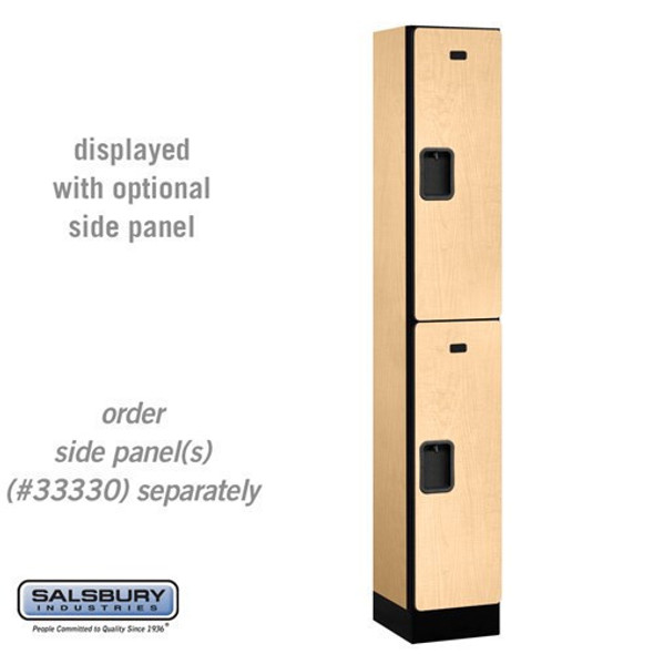 Salsbury 12" Wide Double Tier Designer Wood Locker - 1 Wide - 5 Feet High - 21 Inches Deep - - Hasps Salsbury 12" Wide Double Tier Designer Wood Locker - 1 Wide - 5 Feet High - 21 Inches Deep - - Hasps