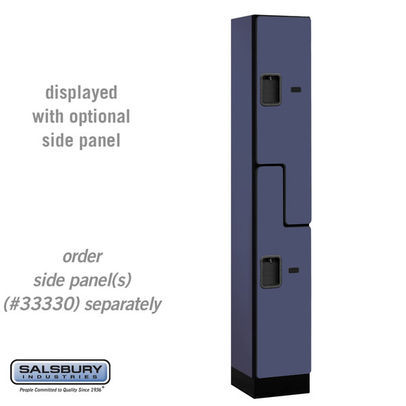 Salsbury 12" Wide Double Tier 'S' Style Designer Wood Locker - 1 Wide - 5 Feet High - 15 Inches Deep - - Hasps Salsbury 12" Wide Double Tier 'S' Style Designer Wood Locker - 1 Wide - 5 Feet High - 15 Inches Deep - - Hasps