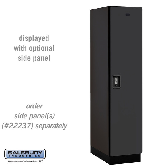 Salsbury 18" Wide Single Tier Designer Wood Locker - 1 Wide - 6 Feet High - 18 Inches Deep - - Resettable Combination Locks Salsbury 18" Wide Single Tier Designer Wood Locker - 1 Wide - 6 Feet High - 18 Inches Deep - - Resettable Combination Locks