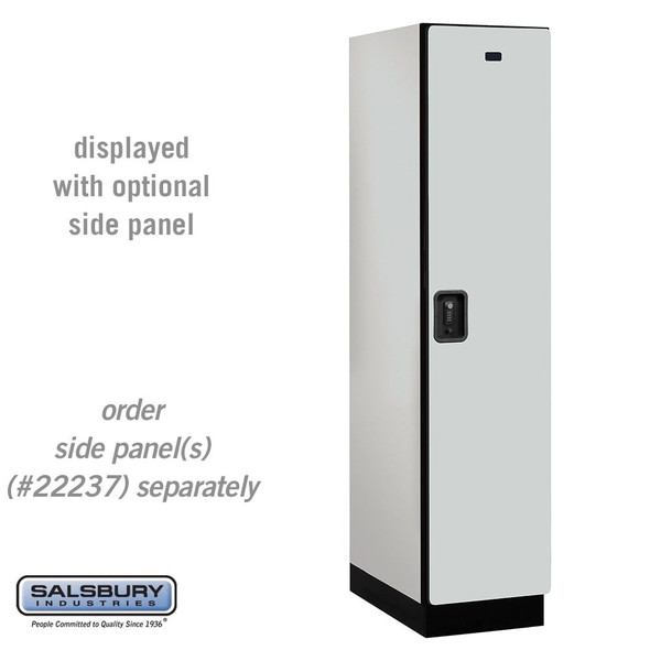 Salsbury 18" Wide Single Tier Designer Wood Locker - 1 Wide - 6 Feet High - 18 Inches Deep - - Electronic Locks Salsbury 18" Wide Single Tier Designer Wood Locker - 1 Wide - 6 Feet High - 18 Inches Deep - - Electronic Locks
