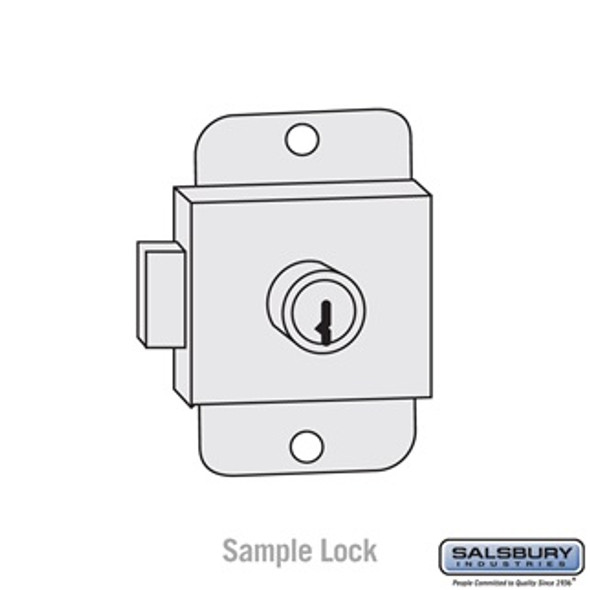 Custom Lock Installation for Designer Wood Locker Door - Cylinder Provided By Owner