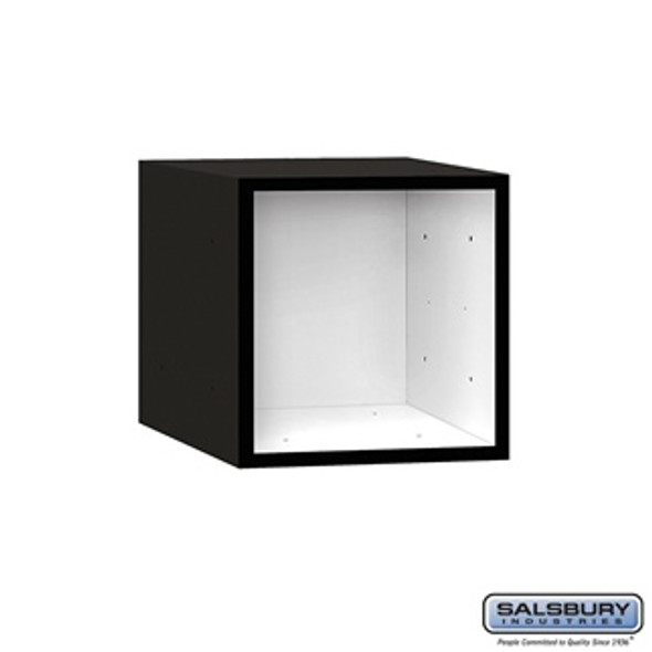 Wood Cubby - 12 Inch Cube Black