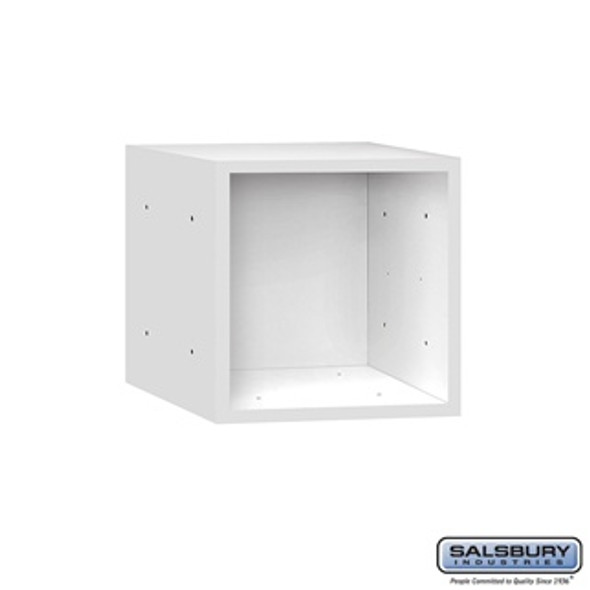 Wood Cubby - 12 Inch Cube White