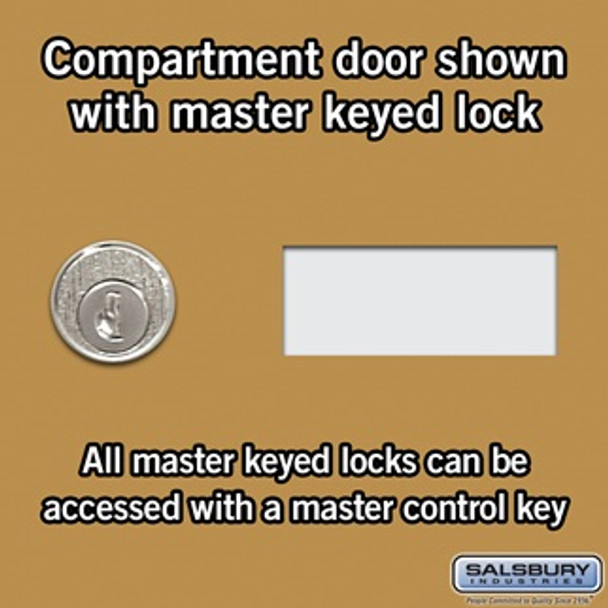 Cell Phone Storage Locker - with Front Access Panel 5 Door High Unit (8 Inch Deep Compartments)