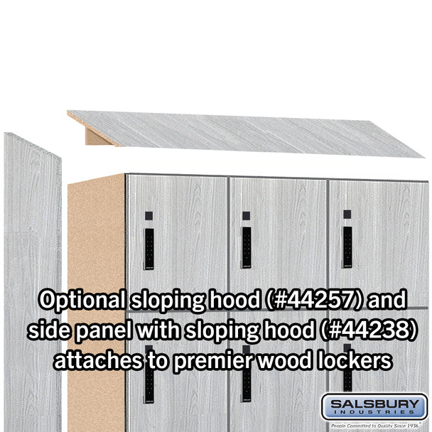 Wood Lockers - 15" Wide Premier Wood Locker - Four Tier - 3 Wide - 6 Feet High - 24" Deep - Electronic Locks