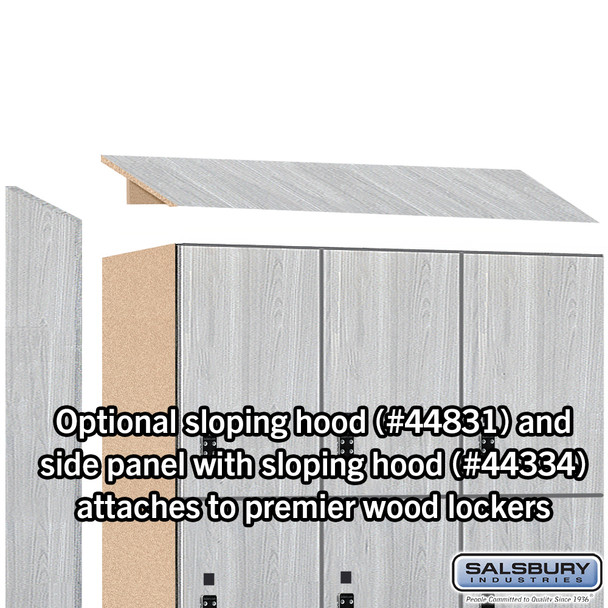 Salsbury 18" Wide Premier Wood Locker - Triple Tier - 3 Wide - 6 Feet High - 18" Deep - Resettable Combination Locks