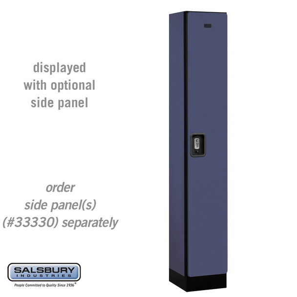 Salsbury 12" Wide Single Tier Designer Wood Locker - 1 Wide - 6 Feet High - 15 Inches Deep - - Resettable Combination Locks