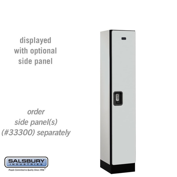 Salsbury 12" Wide Single Tier Designer Wood Locker - 1 Wide - 5 Feet High - 15 Inches Deep - - Resettable Combination Locks