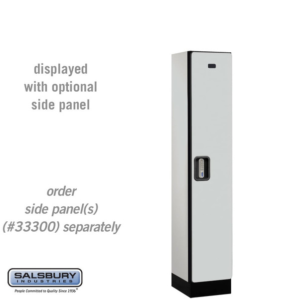 Salsbury 12" Wide Single Tier Designer Wood Locker - 1 Wide - 5 Feet High - 15 Inches Deep - - Electronic Locks