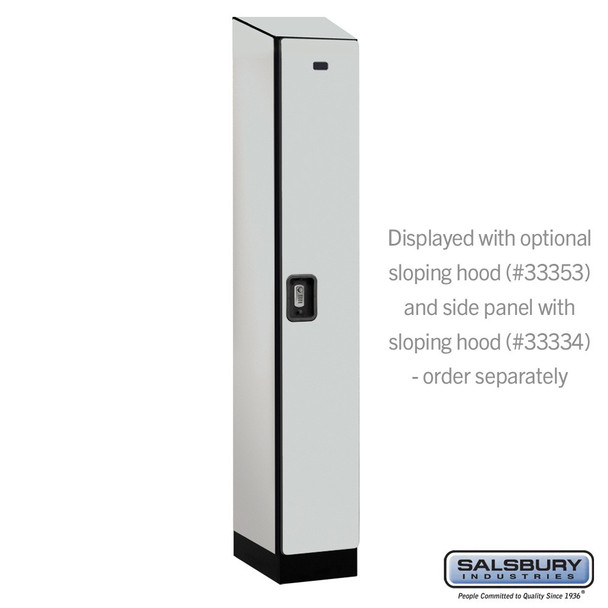 Salsbury 12" Wide Single Tier Designer Wood Locker - 1 Wide - 6 Feet High - 18 Inches Deep - - Electronic Locks