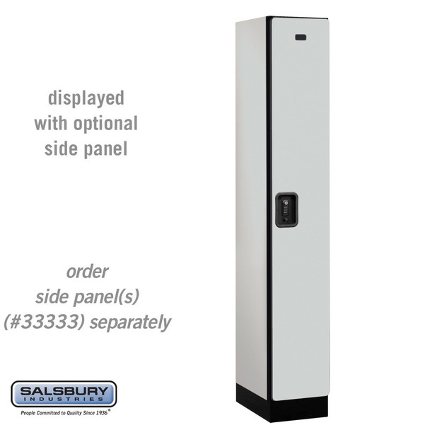 Salsbury 12" Wide Single Tier Designer Wood Locker - 1 Wide - 5 Feet High - 18 Inches Deep - - Electronic Locks