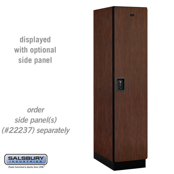 Salsbury 18" Wide Single Tier Designer Wood Locker - 1 Wide - 6 Feet High - 24 Inches Deep - - Electronic Locks