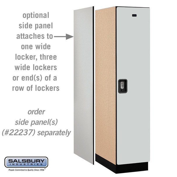 Salsbury 18" Wide Single Tier Designer Wood Locker - 1 Wide - 6 Feet High - 24 Inches Deep - - Electronic Locks