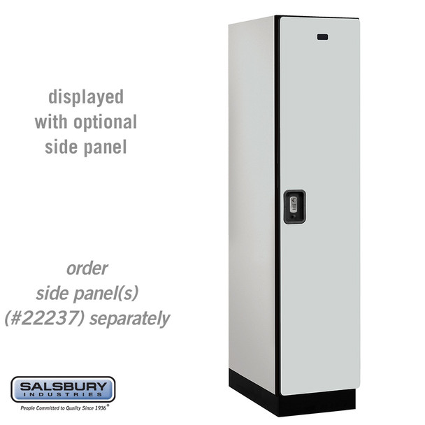 Salsbury 18" Wide Single Tier Designer Wood Locker - 1 Wide - 6 Feet High - 18 Inches Deep - - Resettable Combination Locks