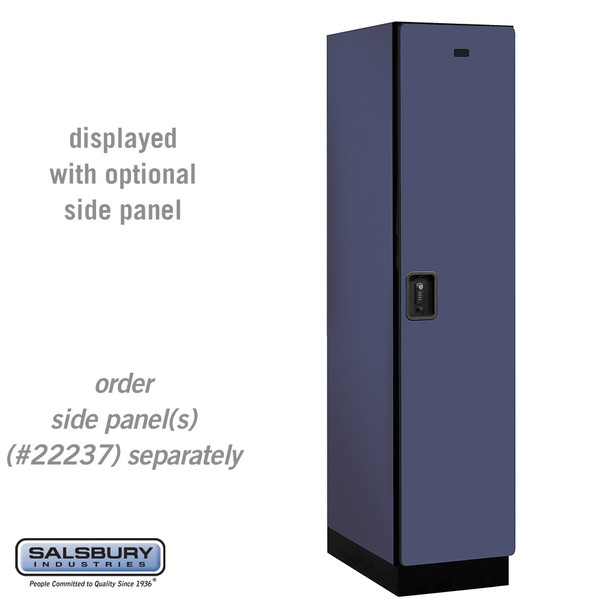 Salsbury 18" Wide Single Tier Designer Wood Locker - 1 Wide - 6 Feet High - 21 Inches Deep - - Resettable Combination Locks