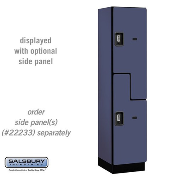 Copy of Salsbury 18" Wide Double Tier 'S' Style Designer Wood Locker - 1 Wide - 6 Feet High - 24 Inches Deep - - Resettable Combination Locks