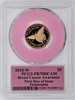 2018-W $5 Breast Cancer Awareness PR70DCAM PCGS FDOI Philadelphia Thomas Cleveland Art Deco label