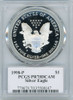 1998-P $1 Proof Silver Eagle PR70 PCGS T Cleveland Blue Eagle *POP 3*