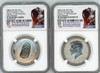 2019 S 50C PF70 & Enh. Rev. PF70 NGC Apollo 11 Half Dollar 2-Coin Official US Mint Set Early Releases Astronaut Scholarship Found. label