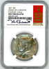 1967 50C AU58 NGC Mint Error Struck on a Defective Planchett (10.8g) K. Bressett