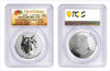 2019 $25 Canada Wolf Multifaceted High Relief PR70 PCGS FDOI First Strike 1 of 100 ML label