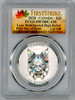 2020 $25 Canada Lynx Multifaceted High Relief PR70 PCGS FDOI 1 of 100 First Strike maple leaves label