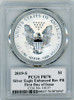 2019-S $1 Enhanced Reverse Proof PR70 PCGS FS T. Cleveland Blue Eagle w/COA slab