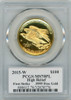 2015-W $100 Liberty Gold High Relief MS70PL PCGS First Strike T. Cleveland Blue Eagle