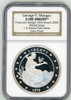 1876 Struck 2005 Proposed Deisgn $100 UNION George T. Morgan Private Issue 1.5 Ounce Pure Silver Gem Proof