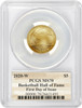 2020-W $5 Gold Basketball Hall Of Fame MS70 PCGS FDOI T Cleveland Blue Eagle