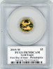 2015-W Proof $5 Gold Eagle PR70 PCGS FDOI - Philadelphia Moy r/w/b