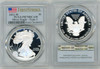 2021-W $1 Proof Silver Eagle PR70 PCGS T-1 Flag First Strike