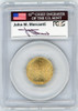 2002-W $5 Gold Salt Lake City MS70 PCGS J Mercanti *POP 1*