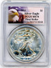 2013 ASE MS70 PCGS First Strike eagle flag label