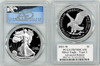 2021-W Proof ASE PR70DCAM PCGS Type-2 Advanced Release T. Cleveland blue eagle