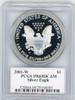 2001-W Proof ASE PR69DCAM PCGS Moy r/w/b label