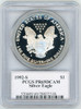 1992-S ASE PR69DCAM PCGS Ed Moy r/w/b label