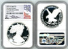 2022 W $1 Proof Silver Eagle PF70 NGC  Advance Releases Thomas Uram signed label