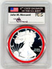 2018-S Proof ASE PR70DCAM PCGS Mint Engravers Series Struck at San Francisco FDOI flag Mercanti - red gasket