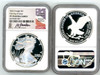 2022 S Proof Silver Eagle PF70 NGC Ultra Cameo FDOI Michael Gaudioso