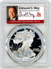 2000-P $1 Proof Silver Eagle PR70DCAM PCGS Ed Moy 38th Director of the US Mint photo label