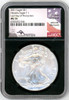 2021 ASE Heraldic Eagle T-1 MS70 NGC Last Day of Production flag Mercanti - black core