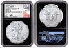 2021 (P) ASE Heraldic Eagle T-1 MS70 NGC Struck at Philadelphia Mint Emergency Production - FDI flag Mercanti black core