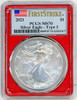 2021 ASE Type 2 MS70 PCGS flag First Strike red core